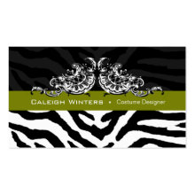 Sassy Zebra Scallop - Animal Print Designer profilecard
