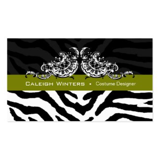 Sassy Zebra Scallop - Animal Print Designer profilecard