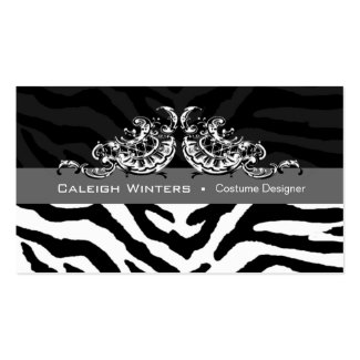 Sassy Zebra Scallop - Animal Print Designer profilecard