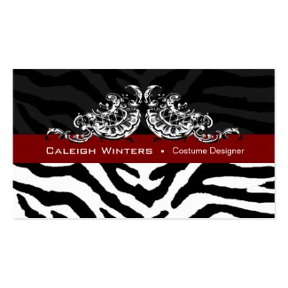 Sassy Zebra Scallop - Animal Print Designer profilecard