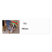 sASSYDOG GIFT TAG business cards