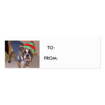 sASSYDOG GIFT TAG Business Card Template