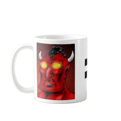 satan, bush_points, equals coffee mug by Mark_Killingsworth