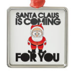 Satan Claus Humor Christmas Tree Ornament