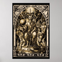 Satan Enthroned Art Poster