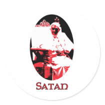  , Satan, Farce, Hypocrisy Pope Benedict XV Stickers