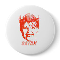 Satan Palin Faded.png Pinback Button