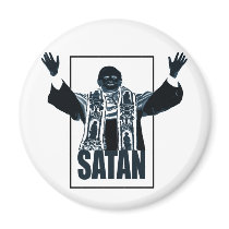 SATAN Pope Magnet