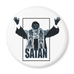 SATAN Pope Magnet
