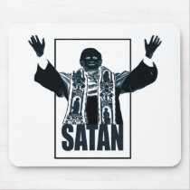 SATAN Pope Mouse Pads