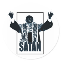 SATAN Pope Sticker