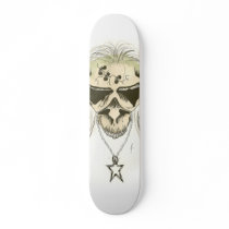 satan skull skateboards
