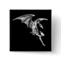 Satan Thinking Pin buttons