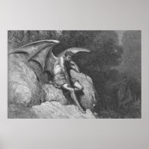 Satan Thinking Poster