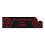 Satanic Cultists For Obama Bumper Sticker