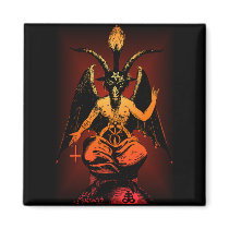 Satanic Goat Magnet by RabidCrow Satanic Goat Magnet