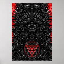 Satanic Luxury Darkness canvas Posters