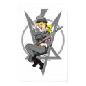 Satanic Warmerchant Pin-Up Woman posters