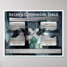 Satan's Communion Table Poster