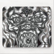 satan's demon mousepads