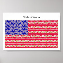 Sate of Aloha Print