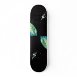 Satellite above Earth Skate Boards