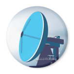 satellite communication dishes magnets