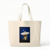Satellite Dish Tote Bags