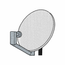 Satellite Dish embroidered shirts