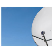 Satellite dish full color flyer