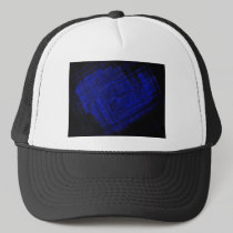 Satellite Stained Glass in Bold Blue hats