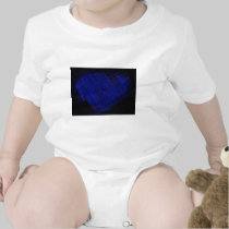 Satellite Stained Glass in Bold Blue t-shirts