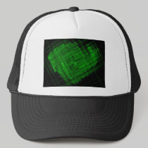 Satellite Stained Glass in Bright Green hats