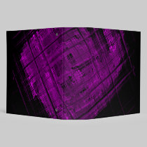 Satellite Stained Glass in Vibrant Purple binders