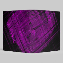 Satellite Stained Glass in Vibrant Purple binders