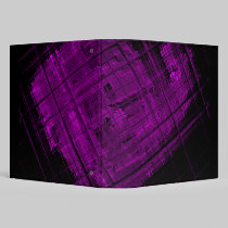 Satellite Stained Glass in Vibrant Purple binders