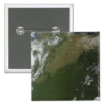 Satellite view of eastern Columbia Pinback Button