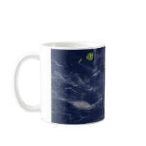 Satellite View of Hawaii Archipelago Islands Mugs