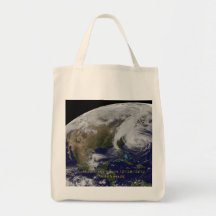 Satellite View of Hurricane Sandy Bag