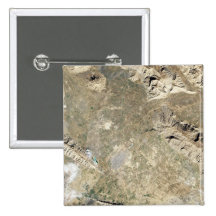 Satellite view of Persepolis Pinback Button
