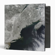 Satellite view of snow 3 ring binder