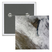 Satellite view of snow and cold button