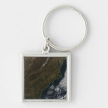 Satellite view of the Southeastern United State Keychains