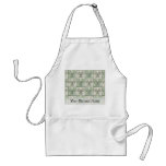 Satin and Floral Bows aprons