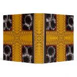 Satin Cross Royal Goth Fractal Art Album Binder