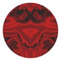 Satin Heart Fractal stickers