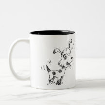 ¡Satisfecho tan para verle! Taza