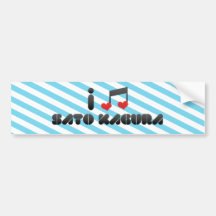 Sato Kagura Bumper Sticker
