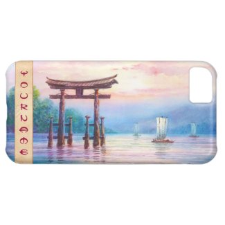 Satta Miyajima Torii and Sailboats japanese art Case For iPhone 5C