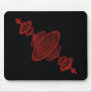 Sattelite - Red Mouse Pad